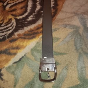 Black , genuine leather belt , only worn once excellent condition